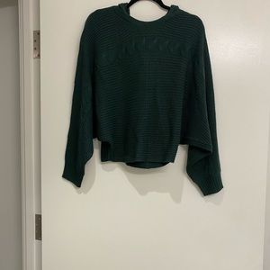 Dark Green Sweater w/ Hood